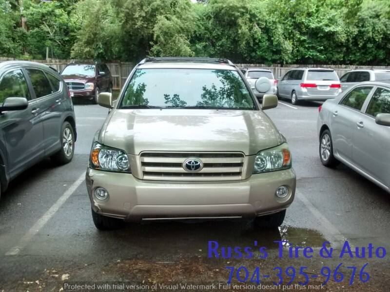 2007 Toyota Highlander for sale at Russ's Tire and Auto LLC in Charlotte NC