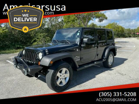 2010 Jeep Wrangler Unlimited for sale at Americarsusa in Hollywood FL