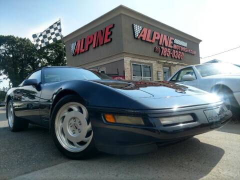 1992 Chevrolet Corvette for sale at Alpine Motors Certified Pre-Owned in Wantagh NY