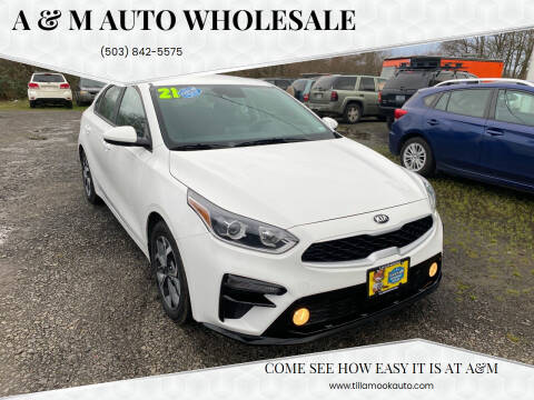 2021 Kia Forte for sale at A & M Auto Wholesale in Tillamook OR
