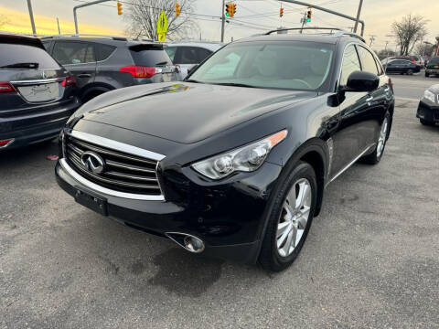 2012 Infiniti FX35 for sale at American Best Auto Sales in Uniondale NY