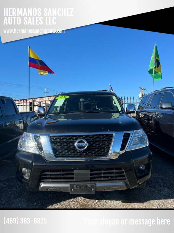 2020 Nissan Armada for sale at HERMANOS SANCHEZ AUTO SALES LLC in Dallas TX