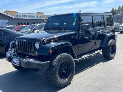 2016 Jeep Wrangler Unlimited for sale at AutoDeals in Hayward CA