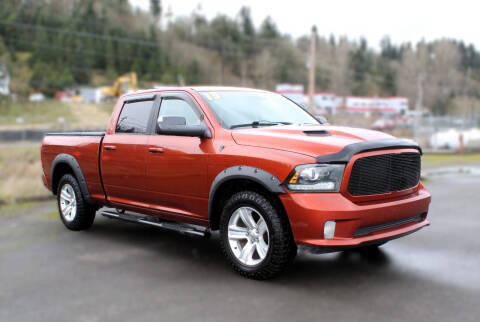 2013 RAM 1500 for sale at GQ Motorsports in Auburn WA