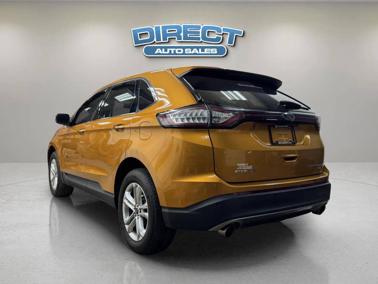2016 Ford Edge Titanium AWD 4dr Crossover - Orange exterior view 4