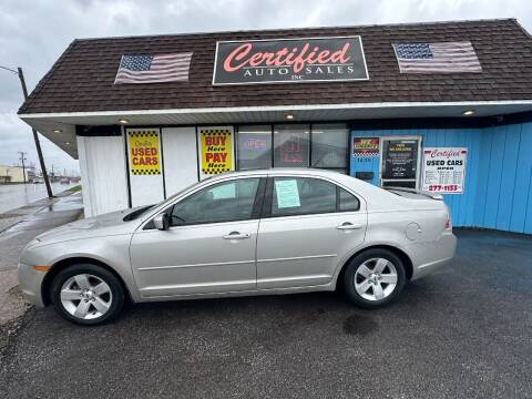 2008 Ford Fusion for sale at Certified Auto Sales, Inc in Lorain OH