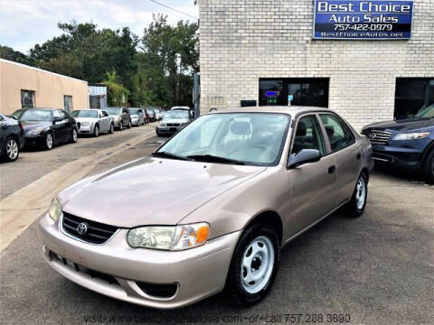 2001 Toyota Corolla for sale at Best Choice Auto Sales in Virginia Beach VA
