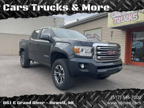 2017 GMC Canyon for sale at Cars Trucks & More in Howell MI