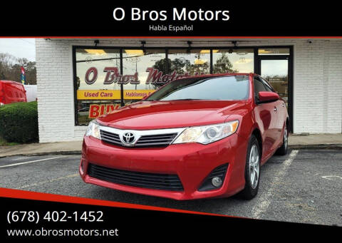 2014 Toyota Camry for sale at O Bros Motors in Marietta GA