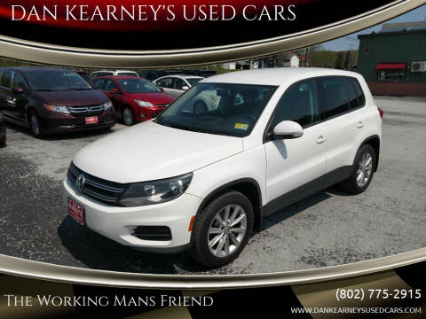 2014 Volkswagen Tiguan for sale at DAN KEARNEY'S USED CARS in Center Rutland VT