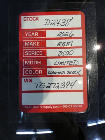 2026 RAM 3500