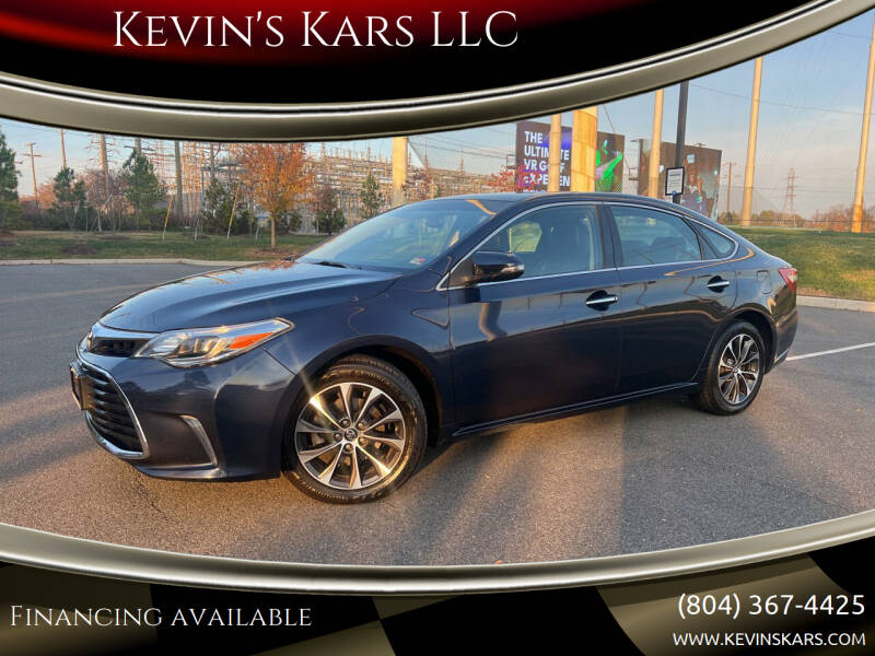 2016 Toyota Avalon for sale at Kevin's Kars LLC in Richmond VA