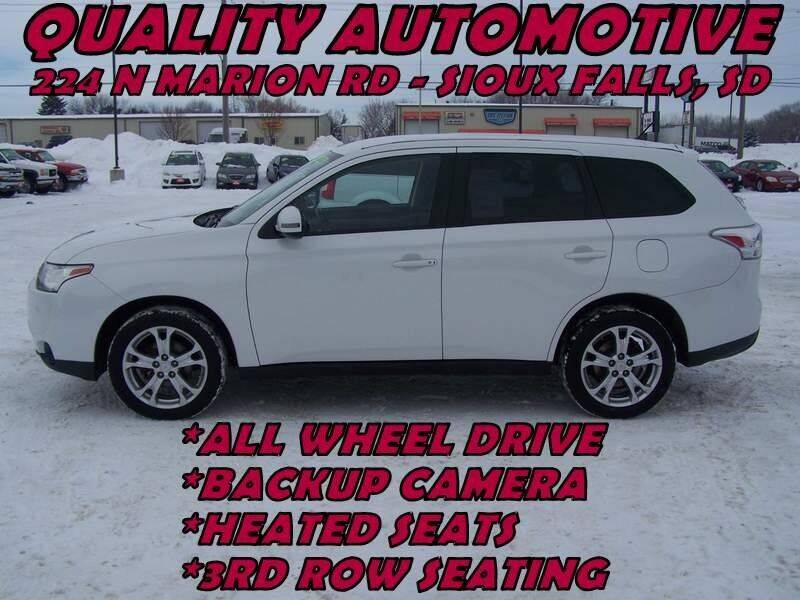 2014 Mitsubishi Outlander for sale at Quality Automotive in Sioux Falls SD