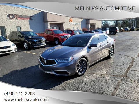 2018 Acura TLX for sale at Melniks Automotive in Berea OH