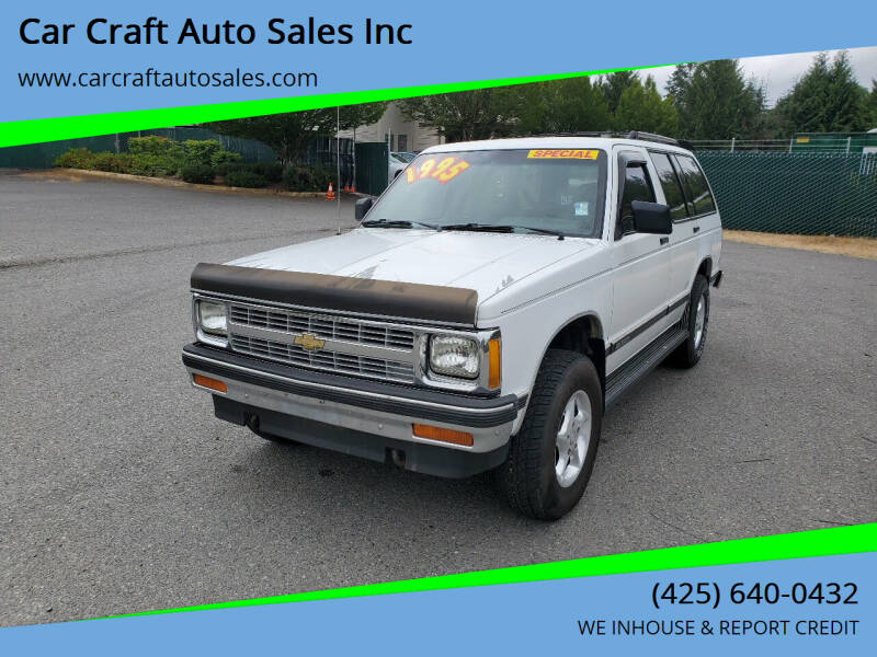 1992 Chevrolet S-10 Blazer Tahoe