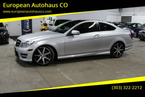 2015 Mercedes-Benz C-Class for sale at European Autohaus CO in Denver CO