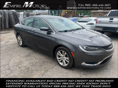 2015 Chrysler 200 for sale at Empire Motors LTD in Cleveland OH
