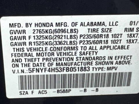 2015 Honda Pilot EX-L