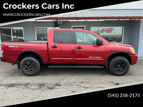 2015 Nissan Titan for sale at Crockers Cars Inc in Lebanon OR
