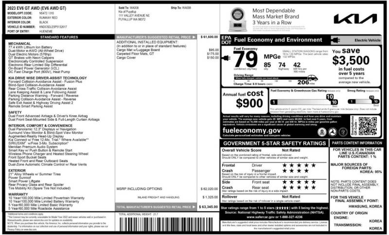 2023 Kia EV6 GT
