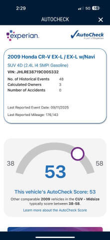 2009 Honda CR-V EX-L w/Navi