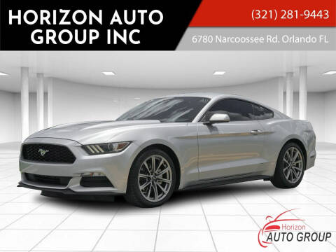 2015 Ford Mustang for sale at HORIZON AUTO GROUP INC in Orlando FL
