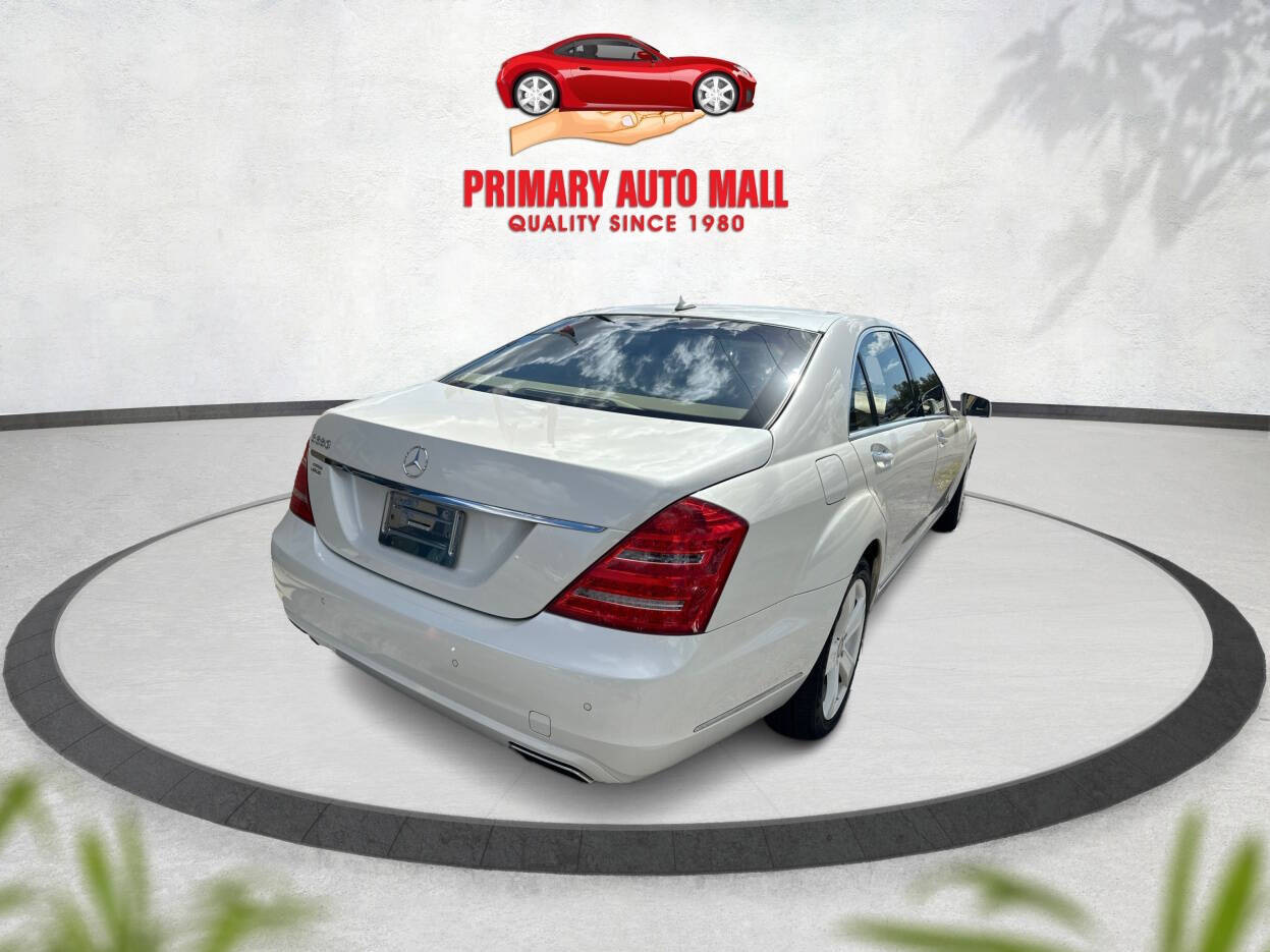 2010 Mercedes-Benz S-Class for sale at Primary Auto Mall in Fort Myers, FL