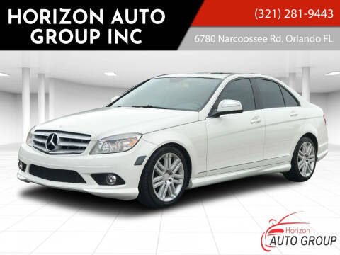 2009 Mercedes-Benz C-Class for sale at HORIZON AUTO GROUP INC in Orlando FL