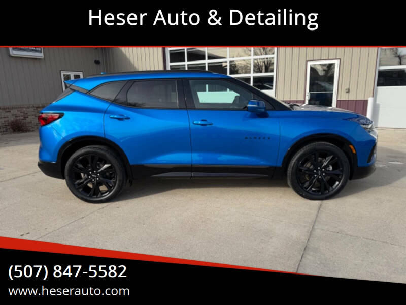 2021 Chevrolet Blazer for sale at Heser Auto & Detailing in Jackson MN