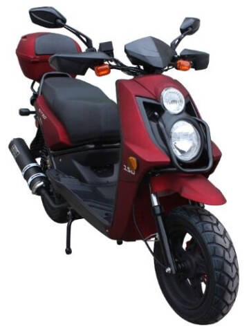 2019 Nitro 150cc Matte Finish 4 Stroke Moped Scooter