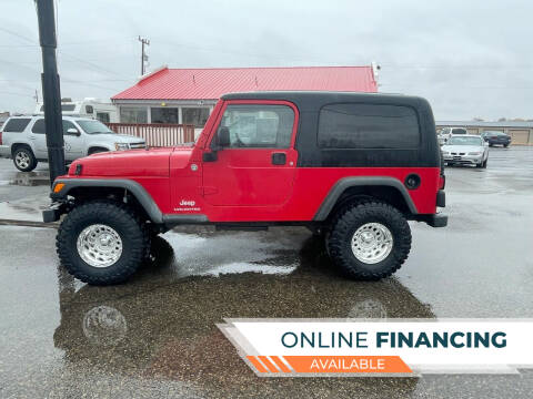 2005 Jeep Wrangler for sale at BB Wholesale Auto in Fruitland ID