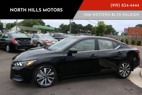 2021 Nissan Sentra for sale at NORTH HILLS MOTORS in Raleigh NC