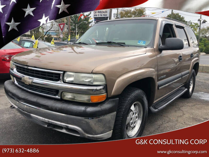 2003 Chevrolet Tahoe for sale at G&K Consulting Corp in Fair Lawn NJ