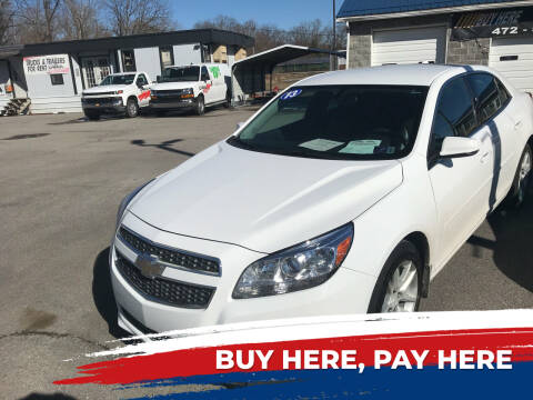 2013 Chevrolet Malibu for sale at RACEN AUTO SALES LLC in Buckhannon WV