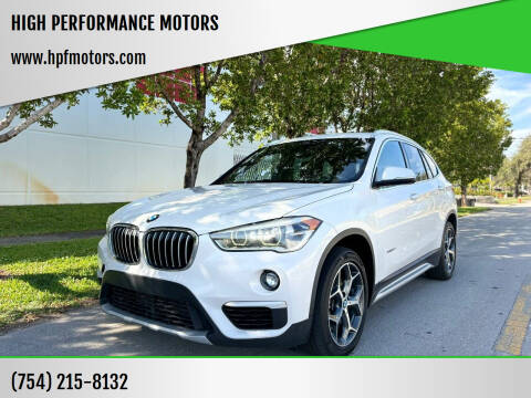 2017 BMW X1 for sale at HIGH PERFORMANCE MOTORS in Hollywood FL