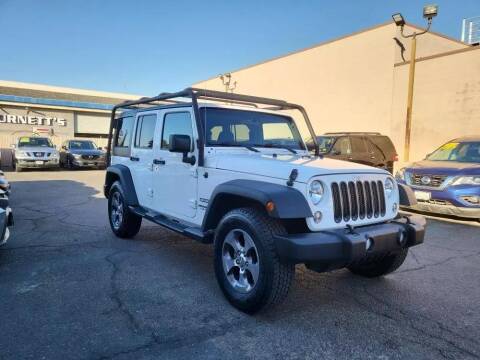 2016 Jeep Wrangler Unlimited for sale at Cars 2 Go in Clovis CA