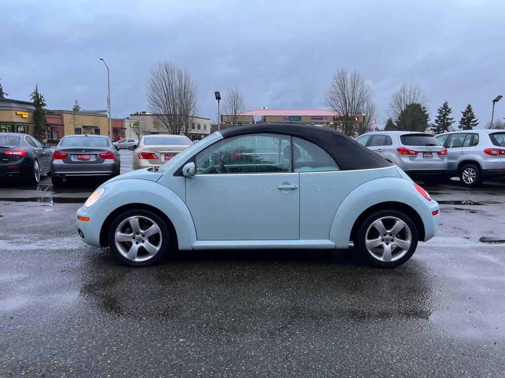 2006 Volkswagen New Beetle Convertible for sale at PLATINUM AUTO SALES INC in Lacey, WA