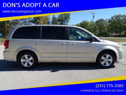 2013 Dodge Grand Caravan for sale at DON'S ADOPT A CAR in Cadillac MI