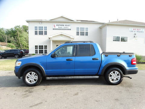 2010 Ford Explorer Sport Trac for sale at SOUTHERN SELECT AUTO SALES in Medina OH