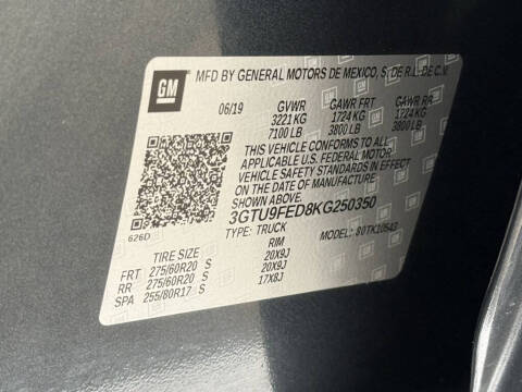 2019 GMC Sierra 1500