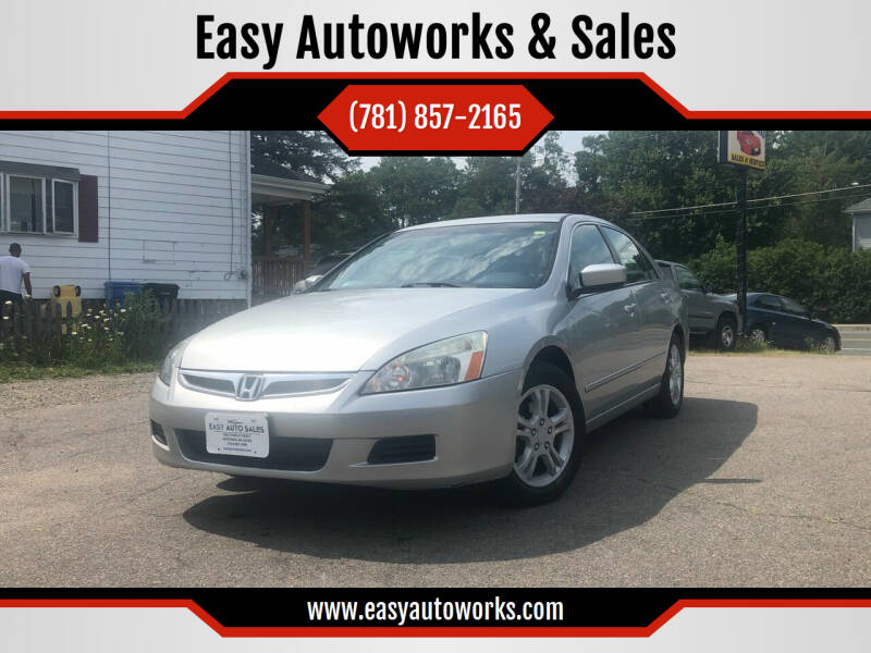 2007 Honda Accord for sale at Easy Autoworks & Sales in Whitman MA