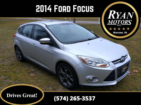 2014 Ford Focus for sale at Ryan Motors LLC in Warsaw IN