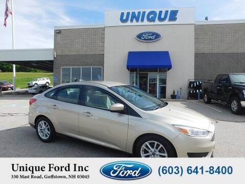 2018 Ford Focus for sale at Unique Motors of Chicopee - Unique Ford in Goffstown NH
