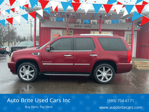 2008 Cadillac Escalade for sale at Auto Brite Used Cars Inc in Saginaw MI