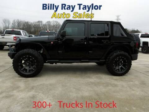 2017 Jeep Wrangler Unlimited for sale at Billy Ray Taylor Auto Sales in Cullman AL