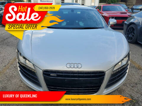 2009 Audi R8 for sale at LUXURY OF QUEENS,INC in Long Island City NY