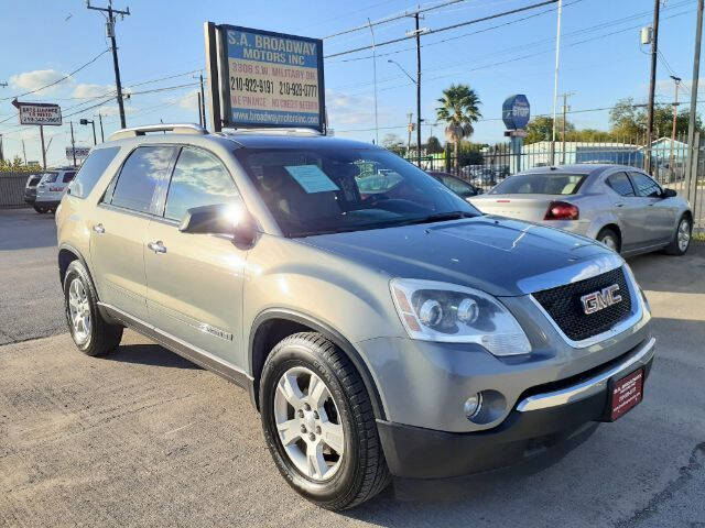 2008 GMC Acadia for sale at S.A. BROADWAY MOTORS INC in San Antonio TX