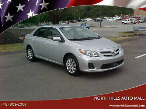 2012 Toyota Corolla for sale at North Hills Auto Mall in Pittsburgh PA
