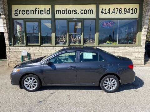 2009 Toyota Corolla for sale at GREENFIELD MOTORS in Milwaukee WI
