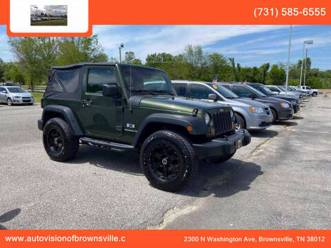 2007 Jeep Wrangler for sale at Auto Vision Inc. in Brownsville TN
